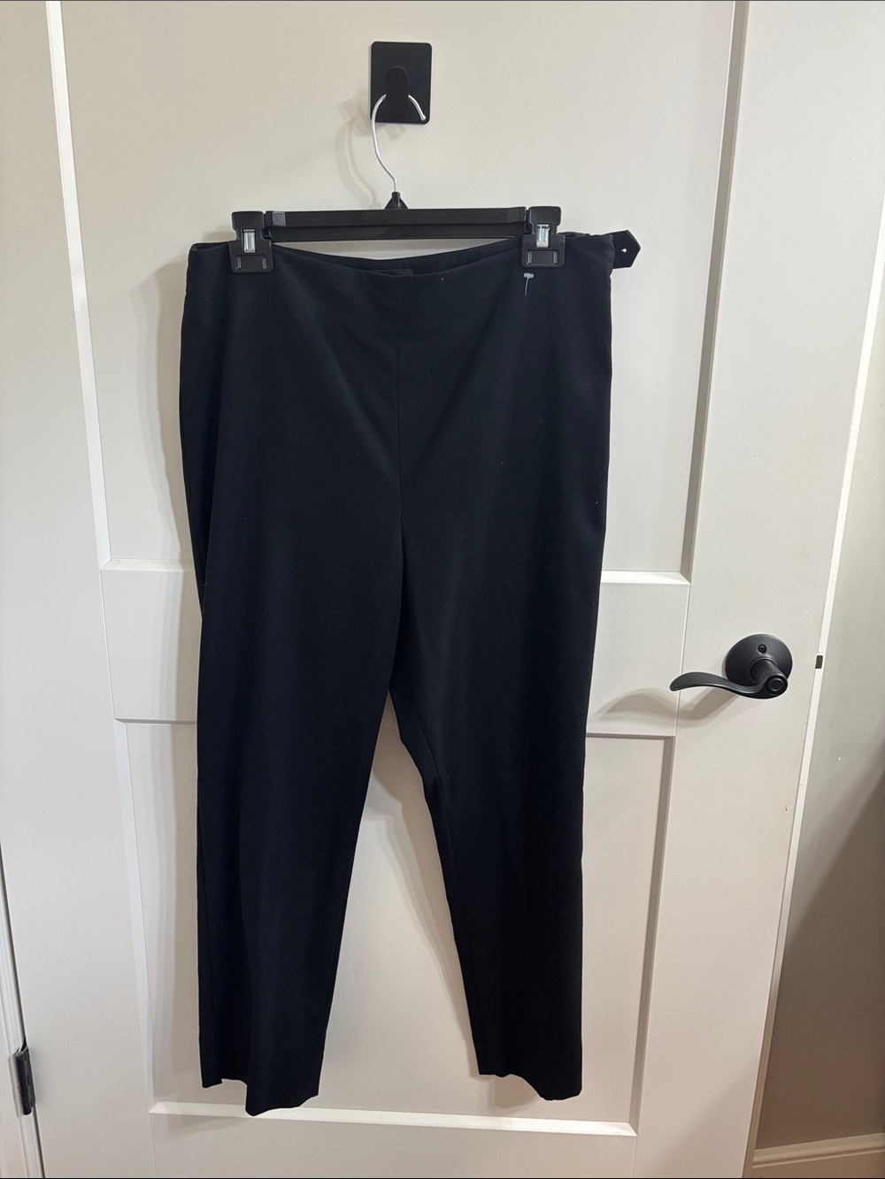 Talbots Black Straight-Leg Pants